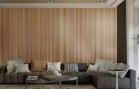 Wooden slat wall, wall panels & acoustic panels » WoodUpp.